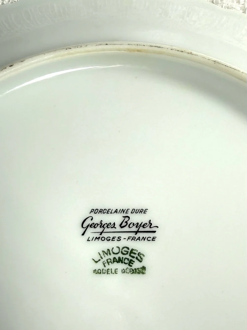 Georges Boyer Eglantine Limoges Dinner Plate